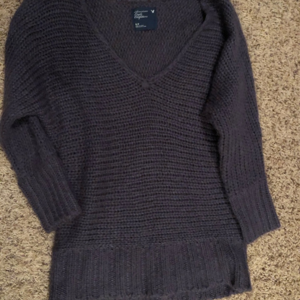 American Eagle Purple Sweater